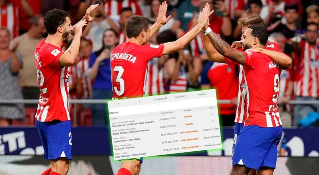 Los 'Colchoneros' aplastaron a los de Vallecas y se llevaron un gran resultado, que le permitió cumplir su jugada a un hincha.