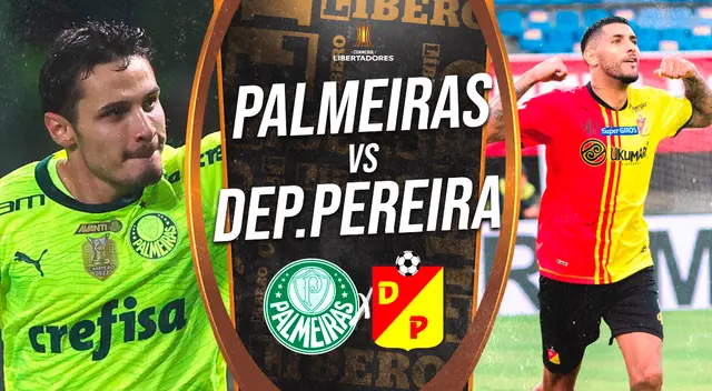 Palmeiras y Deportivo Pereira juegan en Brasil por la Copa Libertadores.