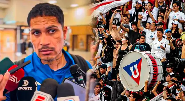 Paolo Guerrero previo al duelo de LDU vs. Sao Paulo