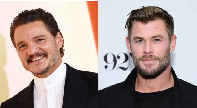 Pedro Pascal y Chris Hemsworth están entre los actores del momento Pedro Pascal y Chris Hemsworth están entre los actores del momento