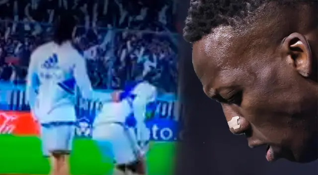 ¿Y la amistad? Edison Cavani le arrojó un pelotazo a la cara de Advíncula - VIDEO