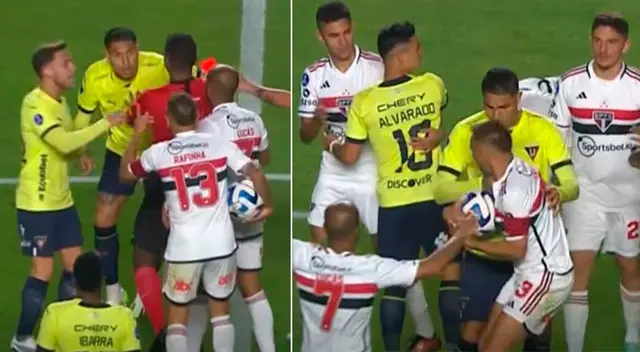 Paolo Guerrero casi se va a las manos con Rafinha