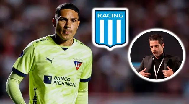 Paolo Guerrero fue recordado en Racing tras el mal trato que le dio Fernando Gago