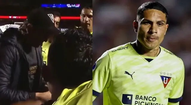 Paolo Guerrero marcó de penal con LDU ante Sao Paulo. Paolo Guerrero marcó de penal con LDU ante Sao Paulo.