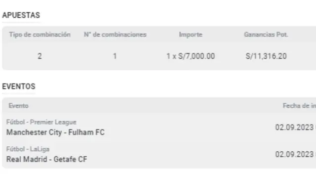 Apuestas