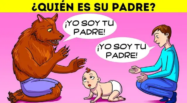 ¿Quién es el papá real del bebe? Analiza y responde en 7 segundos