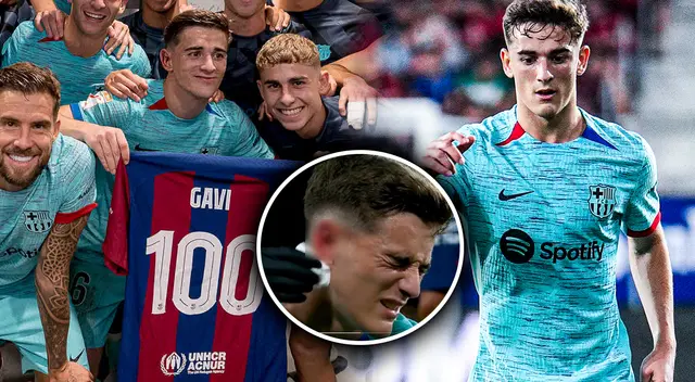 Gavi en Barcelona: 100 juegos