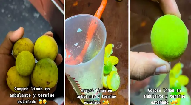 A pesar del mal momento, el joven lo tomó con humor y para la próxima revisará los limones. A pesar del mal momento, el joven lo tomó con humor y para la próxima revisará los limones.