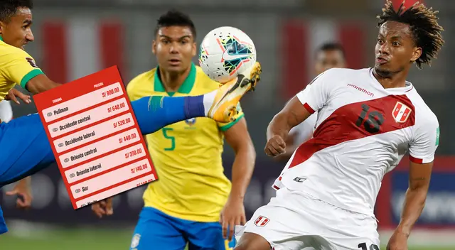 Entradas Perú-Brasil.