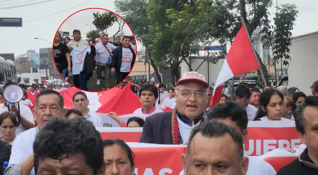 Los principales Gremios de Gamarra participan de marcha que llegará hasta el Palacio de Gobierno.