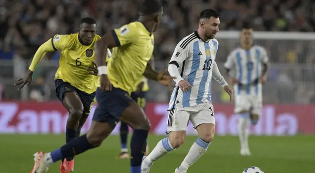 Argentina recibió a Ecuador.