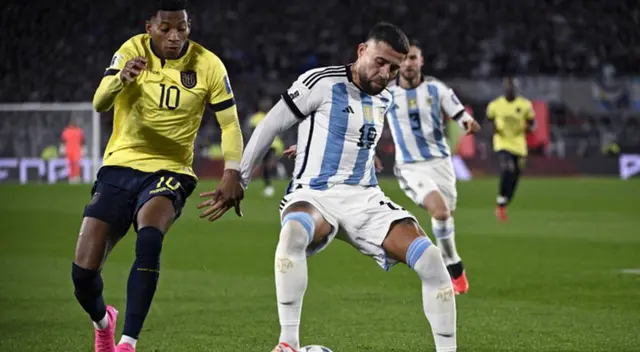 Argentina recibió a Ecuador.