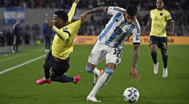 Argentina recibió a Ecuador.