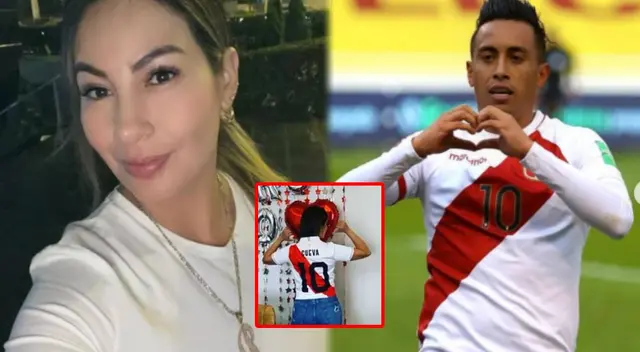A pesar de no ser convocado, Pamela publicó una fotografía de Cueva vistiendo la blanquirroja. A pesar de no ser convocado, Pamela publicó una fotografía de Cueva vistiendo la blanquirroja.