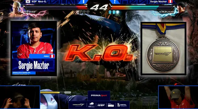 Sergie Mazter alcanzó el TOP 3 para Perú en WEC 2023 de Tekken 7