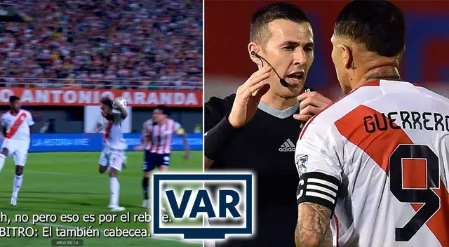 VAR reveló que Paolo Guerrero encaró al árbitro VAR reveló que Paolo Guerrero encaró al árbitro