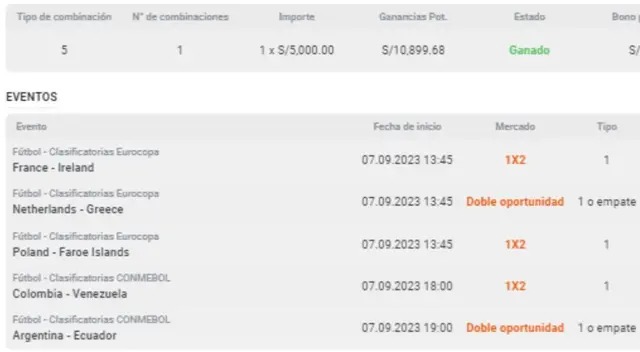 Apuestas