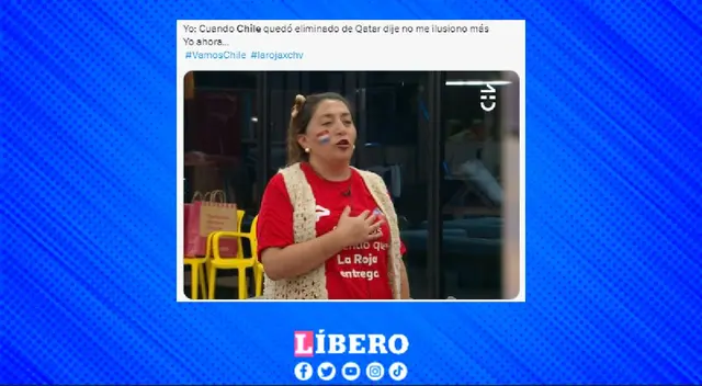 Todos los chilenos esperaban con ansias el gol de su selección.