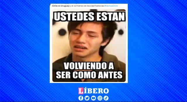 Los hinchas chilenos recordaron que Chile no clasificó al Mundial Qatar.