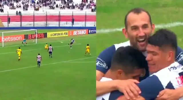 Hernán Barcos anotó el 2-0 para Alianza Lima ante Cantolao. Hernán Barcos anotó el 2-0 para Alianza Lima ante Cantolao.