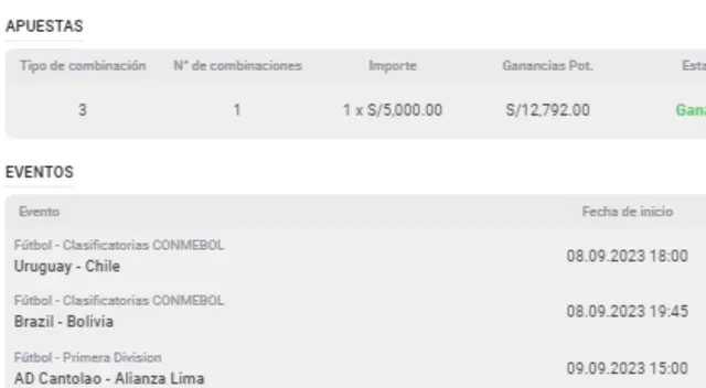 Apuestas