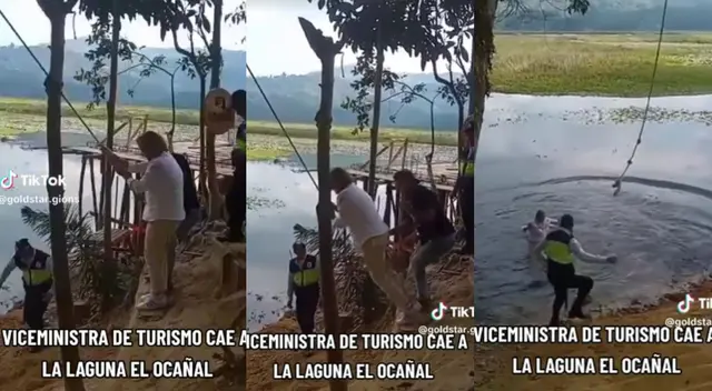 La funcionaria se encontraba de visita en la localidad de El Oconal, en Pasco.