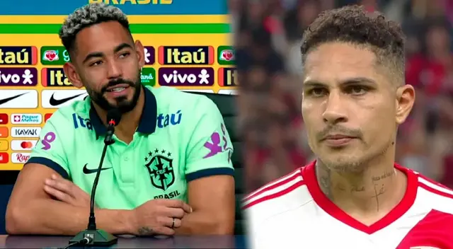 Matheus Cunha habló de Paolo Guerrero