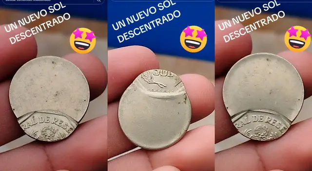 Moneda fallada de un sol es la sensación en TikTok.