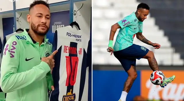 Neymar en Matute con miras al partido ante Perú Neymar en Matute con miras al partido ante Perú