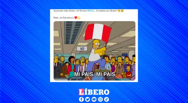 El aliento a la Bicolor no paró en las redes sociales.