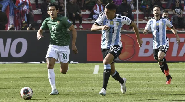 Bolivia y Argentina jugaron en La Paz por las Eliminatorias 2026.