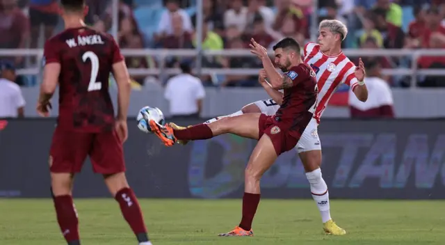 Venezuela recibió a Paraguay.