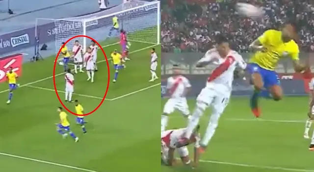 Ruidíaz perdió la marca de Marquinhos quien anotó el 1-0. Ruidíaz perdió la marca de Marquinhos quien anotó el 1-0.