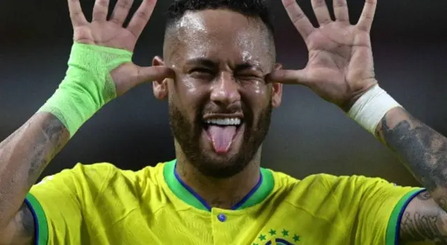 Neymar contribuyó con una asistencia de gol para el triunfo de Brasil sobre Perú
