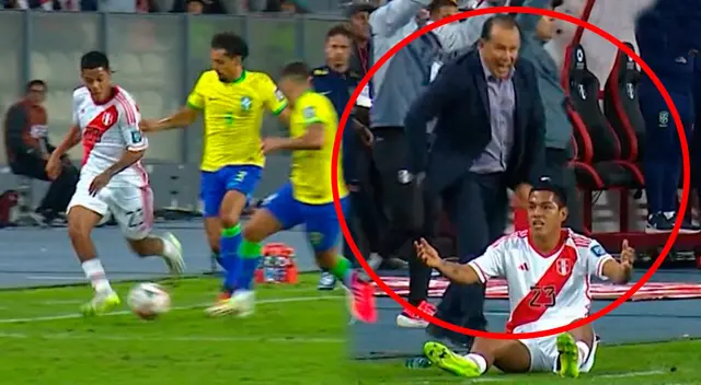 Juan Reynoso y la arenga a Joao Grimaldo por su juego ante Brasil