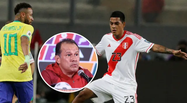 Joao Grimaldo hizo su debut oficial con Perú ante Brasil por las Eliminatorias 2026