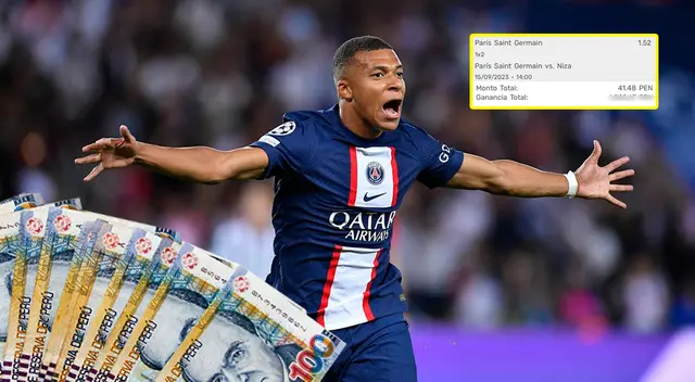 Un hincha puede ganar un gran premio si logra acertar su apuesta deportiva del partido de PSG de Mbappé contra Niza.