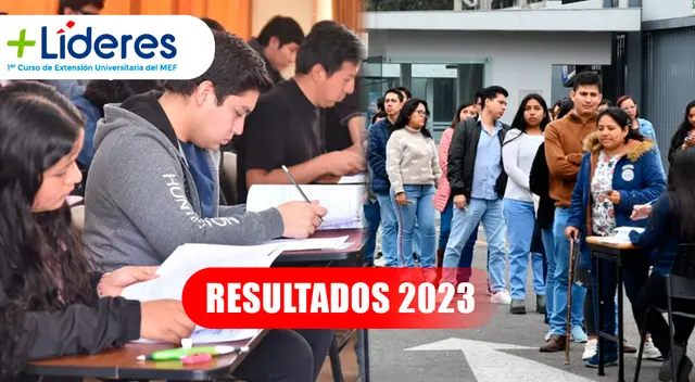 Revisa los resultados de +Líderes, el primer Curso de Extensión Universitaria 2023 del Ministerio de Economía y Finanzas (MEF).