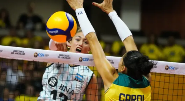 Argentina perdió 3-0 contra Brasil en el Preolímpico de Vóley 2023