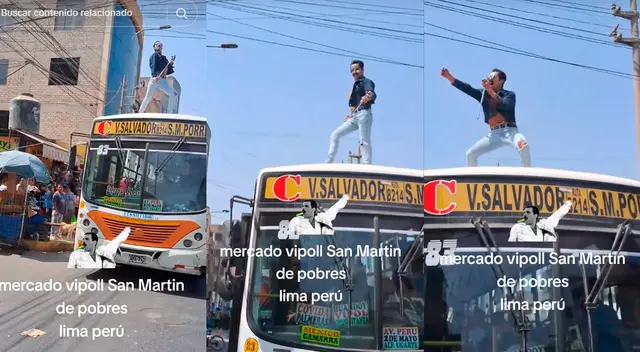 El imitador peruano de Freddy Mercury se ha vuelto viral en TikTok por su concierto callejero.