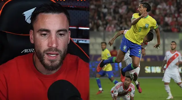 Tagliafico le recriminó a Perú por dejarse anotar de cabeza: "Marquinhos siempre hace eso"