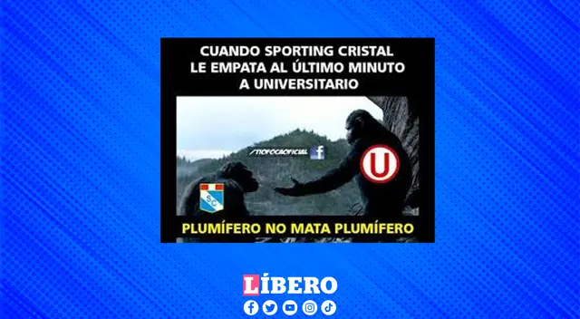 Hinchas se vacilaron con los memes del partido de Cristal ante Universitario.