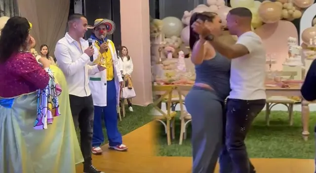 La hija mayor de Melissa Klug fue la encargada de grabar el emotivo momento.