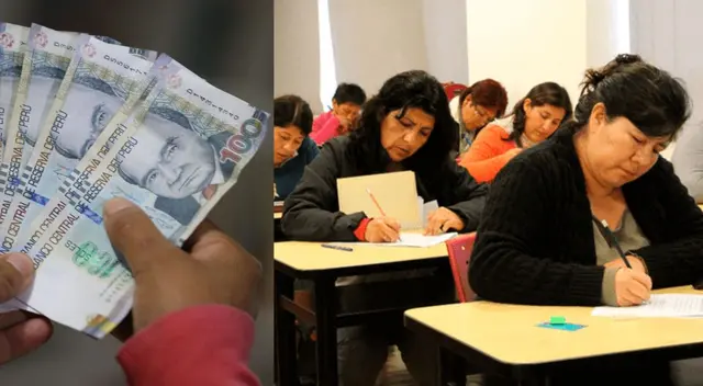 Conoce cómo puedes cobrar el subsidio de 220 soles para docentes y auxiliares.