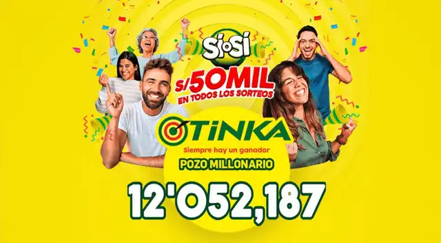 Revisa los resultados del sorteo de La Tinka del domingo 17 de septiembre de 2023 que tiene un pozo millonario de S/12.052,187. Revisa los resultados del sorteo de La Tinka del domingo 17 de septiembre de 2023 que tiene un pozo millonario de S/12.052,187.