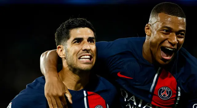 Marco Asensio fue baja de última hora en el PSG