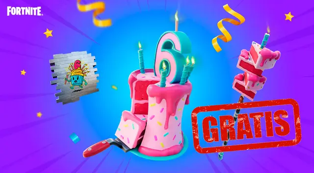 Recibe 3 regalos por el Aniversario de Fornite.