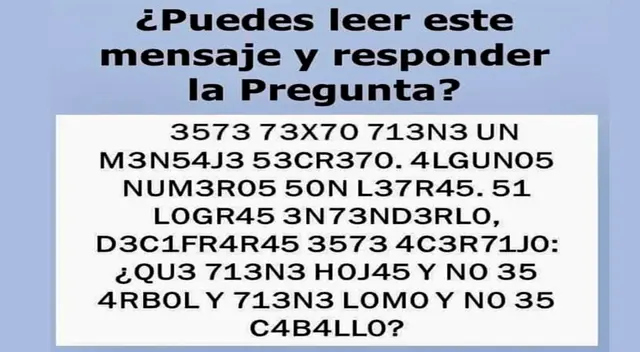 Solo tienes 7 segundos para intentar superar este complicado ejercicio mental.