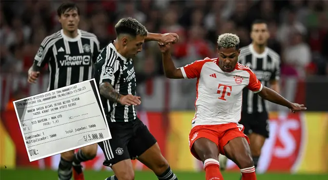 Un hincha se llevó miles de soles tras apostar en el Bayern vs. Manchester United.