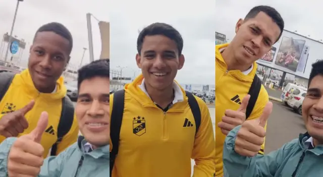 El joven se encontró con los jugadores de Sporting Cristal y tuvo una singular reacción. El joven se encontró con los jugadores de Sporting Cristal y tuvo una singular reacción.